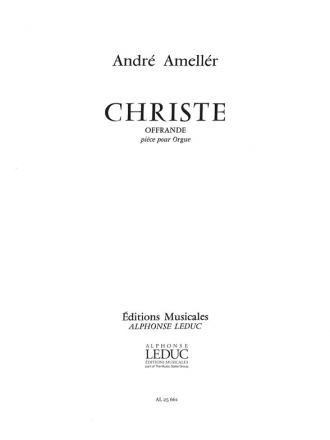 AMELLER CHRISTE ORGUE