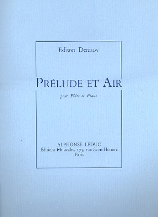 Prlude et Air pour flute et piano