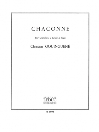 GOUINGUENE CHACONNE CONTREBASSE ET PIANO