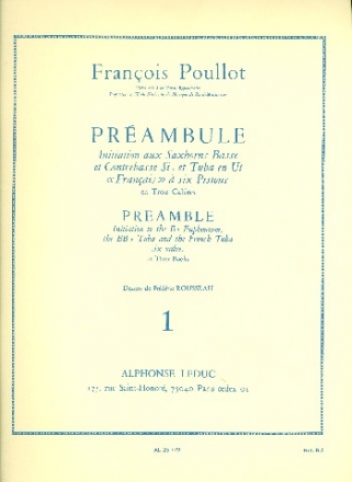 Prambule vol.1 pour saxhonrs basse, ou contrebasse, tuba en ut francais  6 pistons (fr/en)