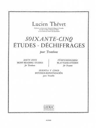 65 tudes -Dchiffrages pour trombone Text fr/en/dt/sp