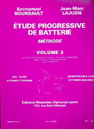 tude progressive de batterie vol.3