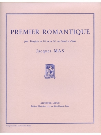 MAS PREMIER ROMANTIQUE TROMPETTE SIB OU CORNET ET PIANO