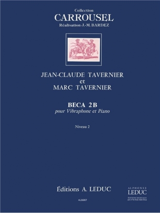 TAVERNIER J.CL. BECA 2B (C.CARROUSEL) VIBRAPHONE ET PIANO