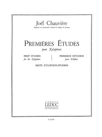 CHAUVIERE PREMIERES ETUDES XYLOPHONE