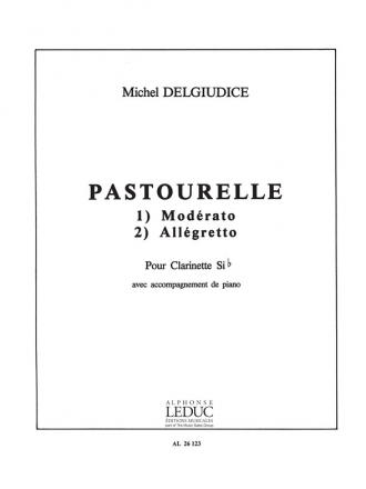 DELGIUDICE PASTOURELLE CLARINETTE SIB ET PIANO (COLLECTION ROUGERON)