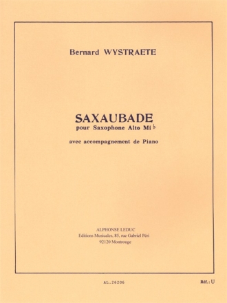 WYSTRAETE SAXAUBADE SAXOPHONE MIB ET PIANO