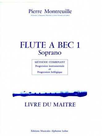 MONTREUILLE FLUTE A BEC 1 LIVRE DU MAITRE