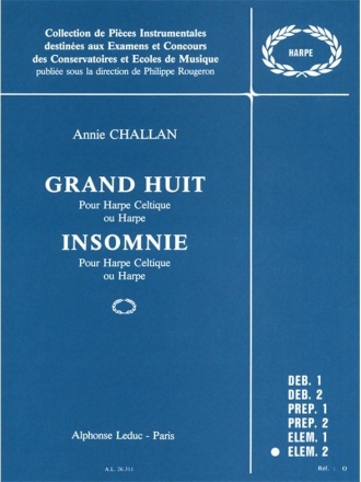 Grand huit et insomnie pour harpe