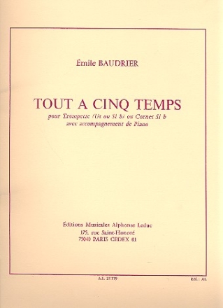 Tout a cinq temps pour trompette (cornet) et piano