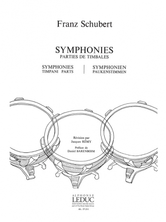 SCHUBERT/REMY SYMPHONIES PARTIES DE TIMBALES