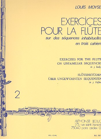 Exercices sur des sequences inhabituelles vol.2 pour flute