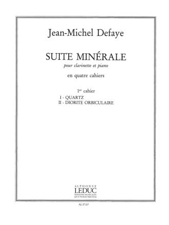 DEFAYE J.M. SUITE MINERALE VOL.1(N01-QUARTZ/N02-DIONITE ORBICULAIRE)CLAR PNO