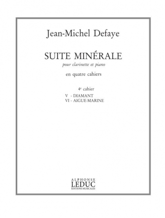 DEFAYE J.M. SUITE MINERALE VOL.4(N05-DIAMANT/N06-AIGUE MARINE)CLAR ET PIANO