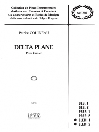 COUINEAU DELTA PLANE GUITARE (COLLECTION ROUGERON)