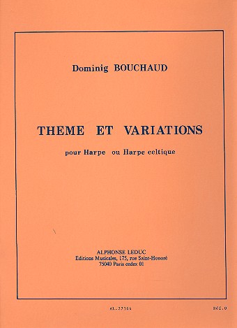 Thme et variations pour harpe (harpe celtique)