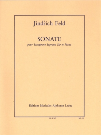 FELD SONATE SAXOPHONE SOPRANO SIB ET PIANO