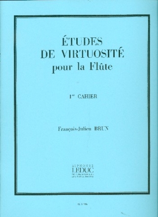 Etudes de virtuosit vol.1 pour flute