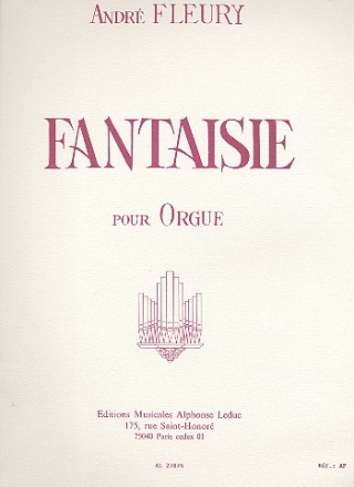 Fantaisie pour orgue