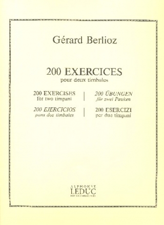 200 exercices pour 2 timbales