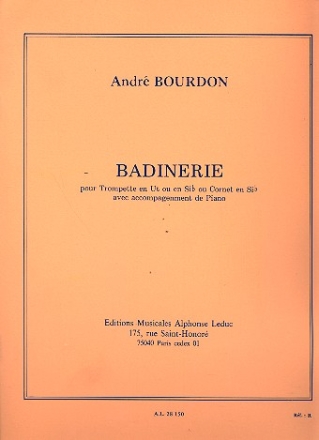 Badinerie pour trompette (cornet) et piano