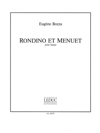 BOZZA RONDINO ET MENUET HARPE