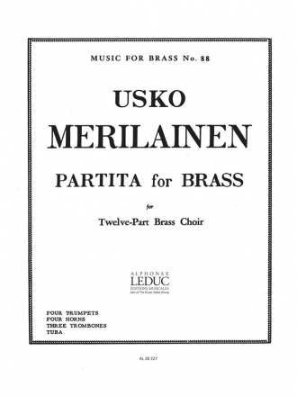 MERILAINEN PARTITA BRASS ENSEMBLE/SCORE AND PARTS(PTION/PTIES)MFB088