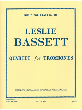 BASSET QUARTET 4 TROMBONES/SCORE AND PARTS(PTION/PTIES)MFB223