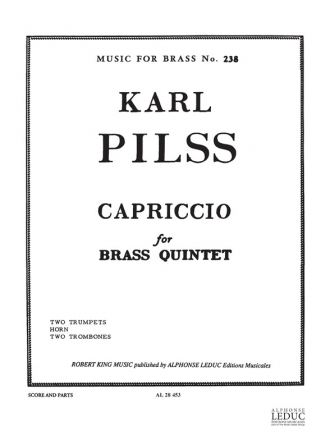 PILSS CAPRICCIO BRASS QUINTET/SCORE AND PARTS(PTION/PTIES)MFB238