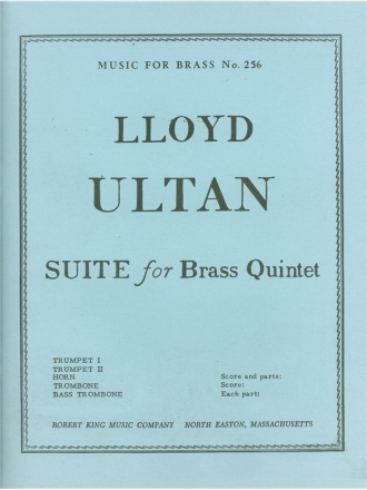 ULTAN SUITE BRASS QUINTET/SCORE AND PARTS(PTION/PTIES)MFB256