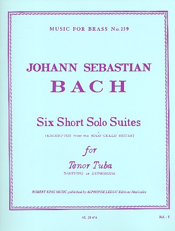 6 short solo Suites pour tuba( baritone/euphonium)