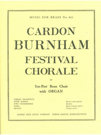 BURNHAM FESTIVAL CHORALE BRASS ENSEMBLE/ORGAN/SC/PARTS(PTION/PTIES)MFB411