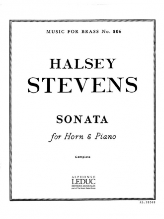 STEVENS H. HORN SONATA HORN(COR) AND PIANO MFB806