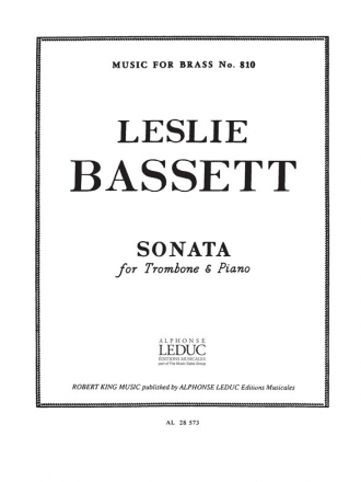 BASSET SONATA TROMBONE AND PIANO MFB810