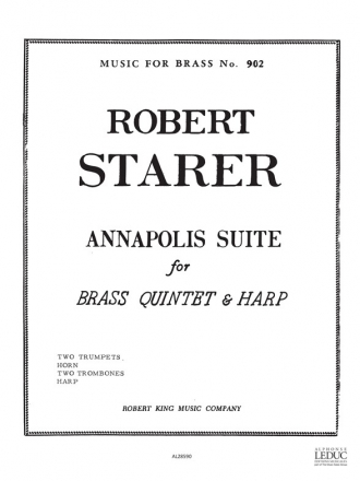 STARER ANNAPOLIS SUITE BRASS QUINTET/HARP/SCORE/PARTS(PTION/PTIES)MFB902