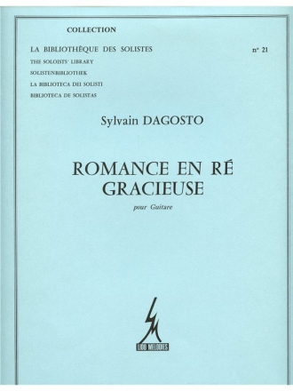 DAGOSTO ROMANCE EN RE/GRACIEUSE GUITARE (LM021)