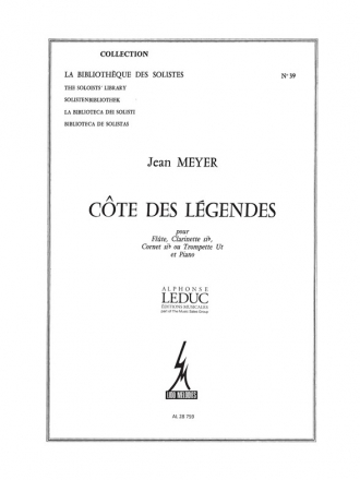 MEYER COTE DES LEGENDES FLUTE/CLAR SIB/TPTTE OU CORNET SIB ET PNO (LM039)