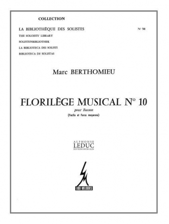 Florilge Musical no.10 pour basson seul