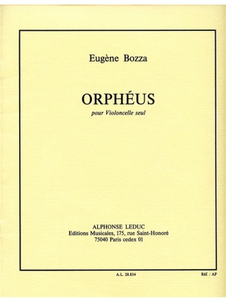 BOZZA ORPHEUS VIOLONCELLE