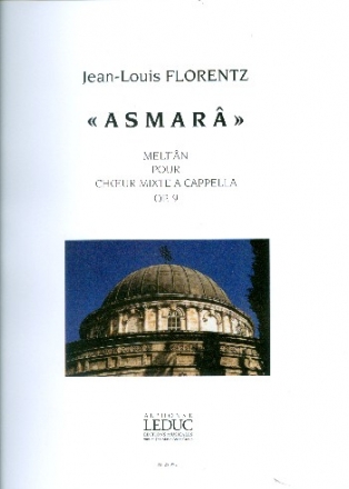 Asmar op.9 pour choeur mixte a cappella partition