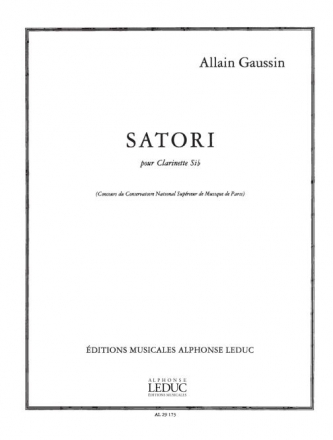 GAUSSIN SATORI CLARINETTE SIB