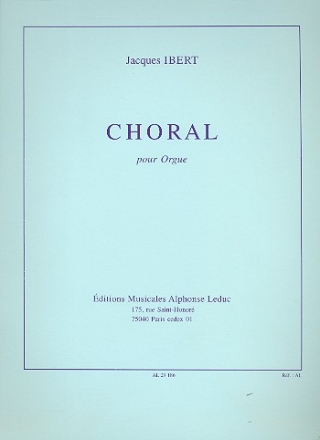 Choral pour orgue