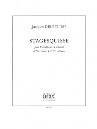 DELECLUSE J. STAGESQUISSE VIBRAPHONE ET MARIMBA