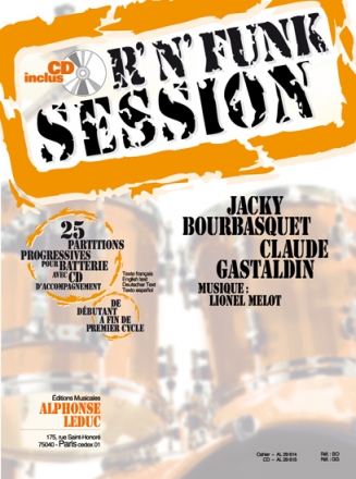 R'n'Funk Session (+CD) pour batterie/drums/Schlagzeug Texte fr/en/sp/dt