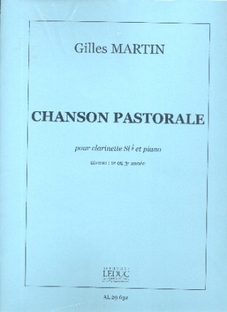 Chanson pastorale for clarinet and piano