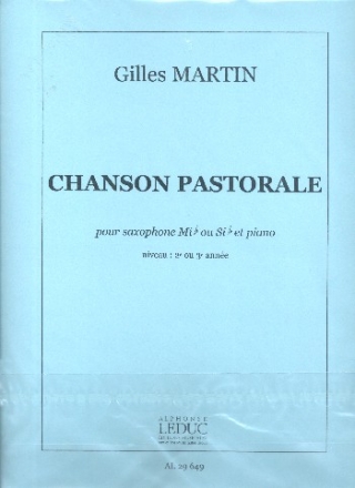 Chanson pastorale pour saxophone alto et piano