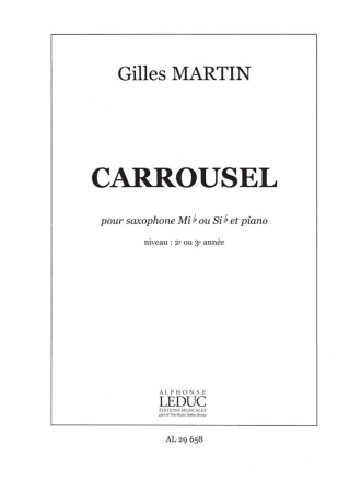 MARTIN CARROUSEL SAXOPHONE ALTO OU TENOR ET PIANO