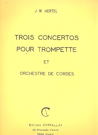 3 Concertos pour trompette et orchestre de cordes partition