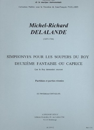 Caprice no.2 des Symphonyes pour les soupers du roy pour orchestre de chambre partition et parties