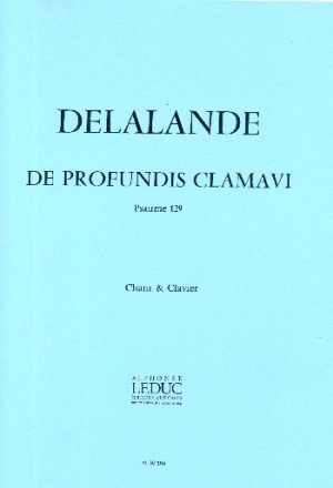 De profundis clamavi pour soli, choeur mixt et orchestre rduction chant et piano